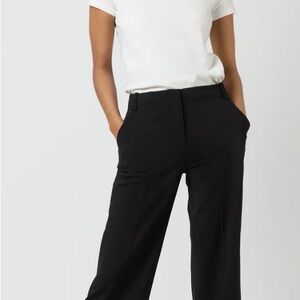 ANN MASHBURN Black Frankie Trousers